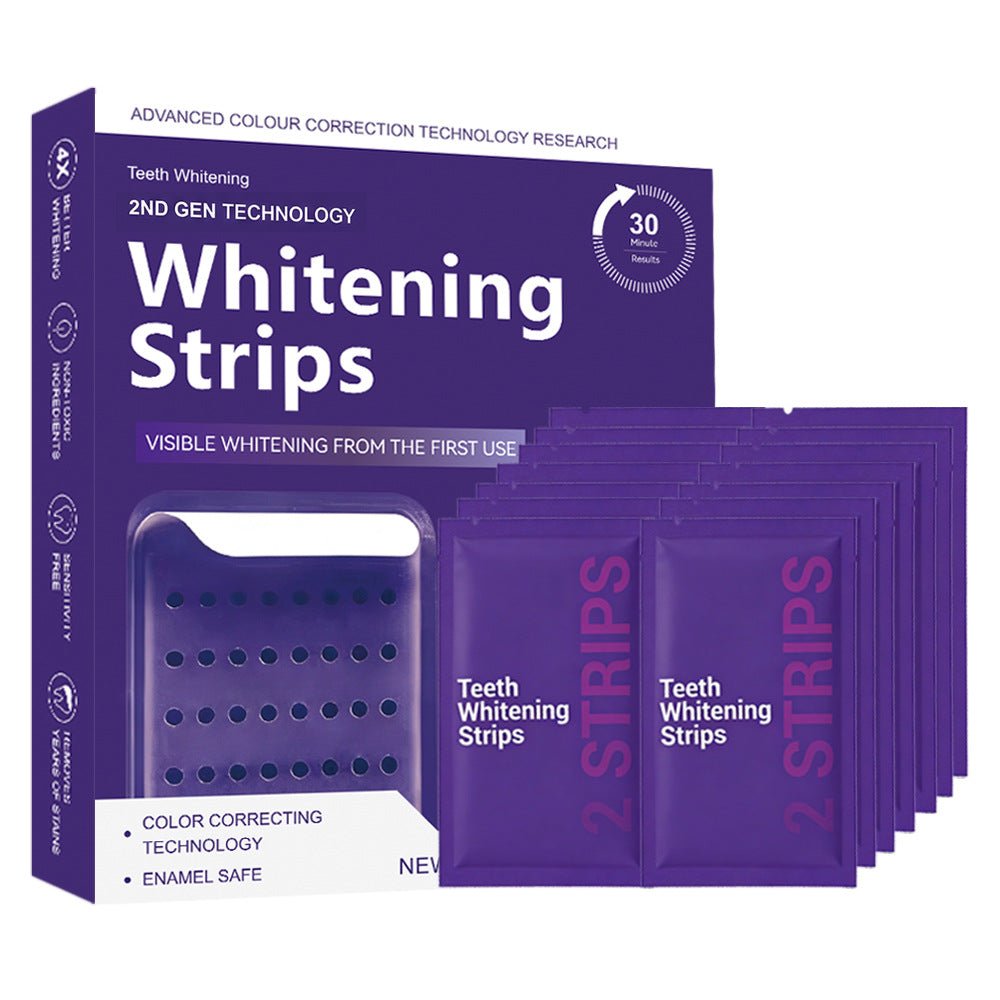 Purple Moisturizing Teeth Whitening Strips - skin Ritual
