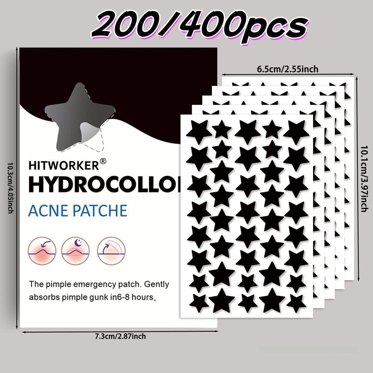 Black Star Acne Patches - skin Ritual